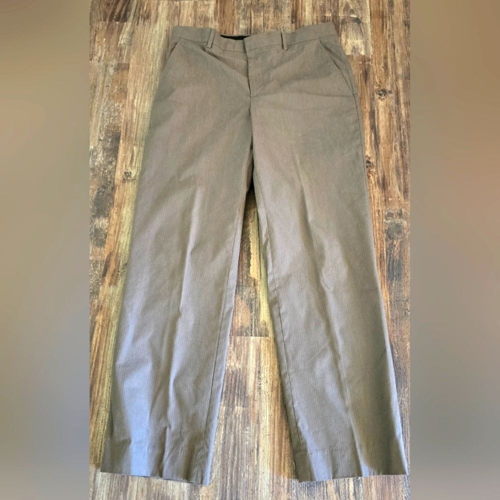 Banana Republic Light Gray Chinos with Straight Leg Design